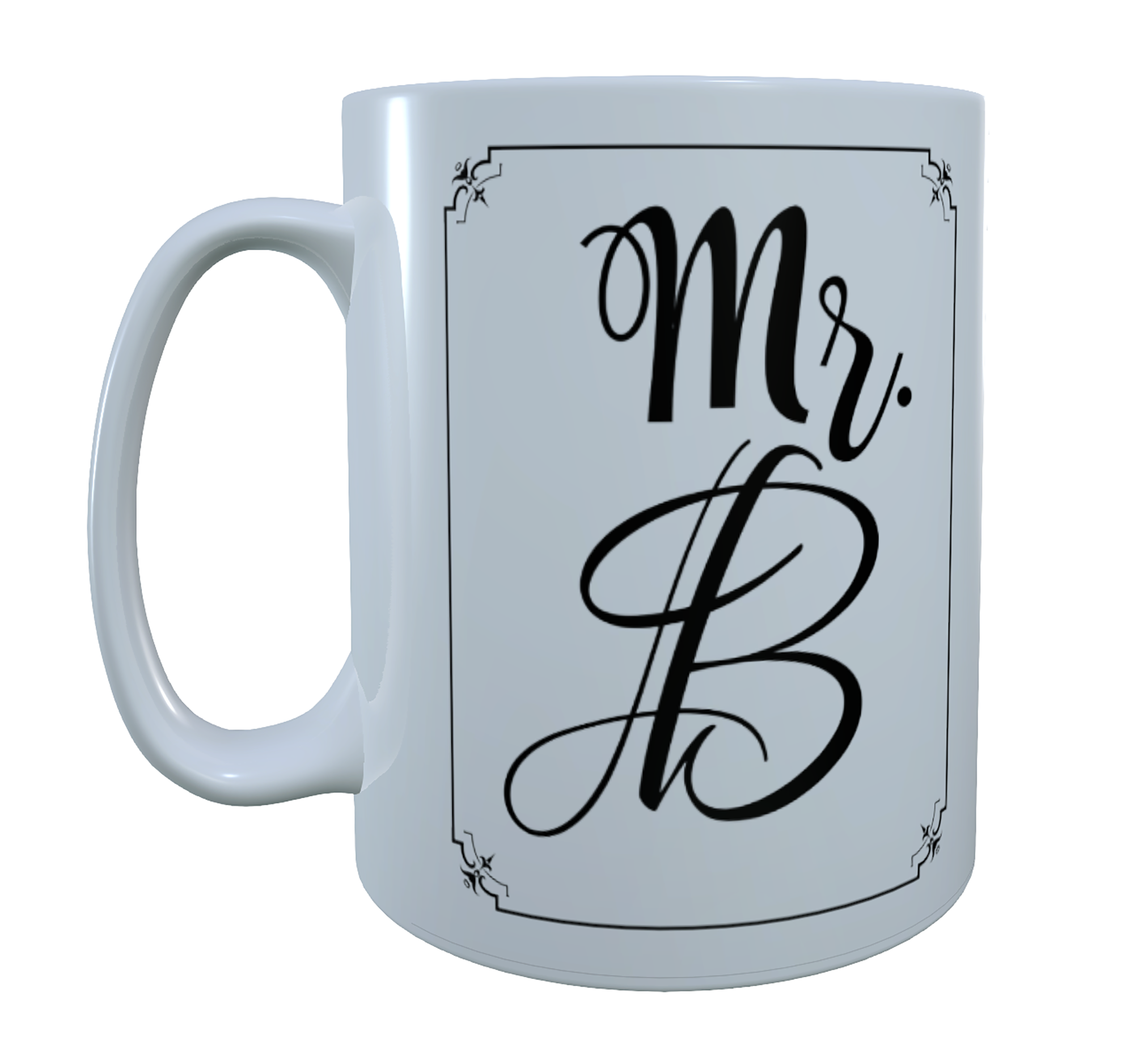 Your Initial Ceramic Mug, Custom Mug, Anniversary Gift